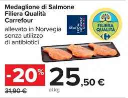 Carrefour Medaglione di Salmone Filiera Qualità Carrefour offerta