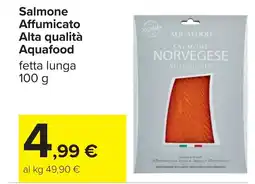 Carrefour Salmone Affumicato Alta qualità Aquafood offerta