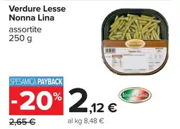 Carrefour Verdure Lesse Nonna Lina offerta