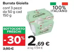 Carrefour Burrata Gioiella offerta