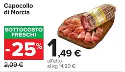 Carrefour Capocollo di Norcia offerta