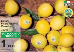 Carrefour Limoni Filiera Qualità Carrefour offerta