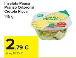 Carrefour Insalata Pausa Pranzo Ortoromi Ciotola Ricca offerta
