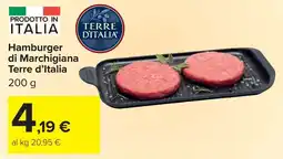 Carrefour Hamburger di Marchigiana Terre d'Italia offerta