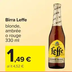 Carrefour Birra Leffe offerta