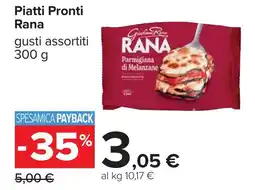 Carrefour Piatti Pronti Rana offerta