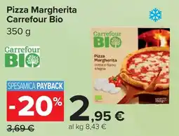 Carrefour Pizza Margherita Carrefour Bio offerta