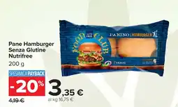 Carrefour Pane Hamburger Senza Glutine Nutrifree offerta