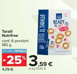 Carrefour Taralli Nutrifree offerta