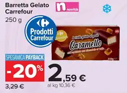 Carrefour Barretta Gelato Carrefour offerta