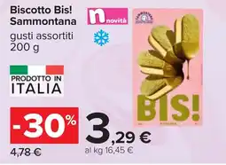 Carrefour Biscotto Bis! Sammontana offerta
