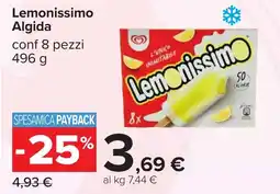 Carrefour Lemonissimo Algida offerta