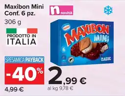 Carrefour Maxibon Mini Conf. 6 pz. offerta