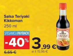 Carrefour Salsa Teriyaki Kikkoman offerta
