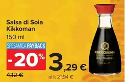Carrefour Salsa di Soia Kikkoman offerta
