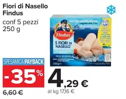 Carrefour Fiori di Nasello Findus offerta