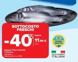 Carrefour Iper Spigola filiera qualità CARREFOUR offerta