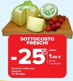 Carrefour Iper Pecorino d'abruzzo azienda de remigis offerta