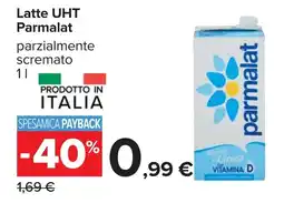 Carrefour Latte UHT Parmalat offerta