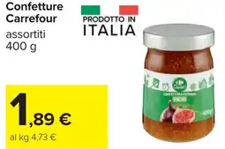 Carrefour Confetture Carrefour offerta