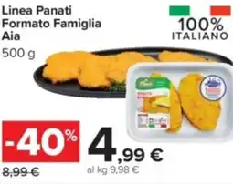 Carrefour Iper Linea panati formato famiglia AIA offerta
