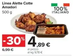Carrefour Iper Linea alette cotte AMADORI offerta