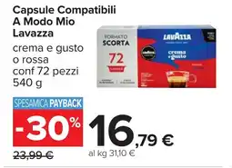 Carrefour Capsule Compatibili A Modo Mio Lavazza offerta