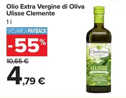 Carrefour Olio Extra Vergine di Oliva Ulisse Clemente offerta