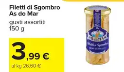 Carrefour Filetti di Sgombro As do Mar offerta