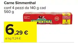 Carrefour Carne Simmenthal offerta