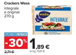 Carrefour Crackers Wasa offerta