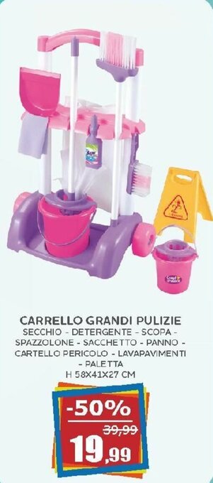 Happy Casa Carrello Grandi Pulizie offerta