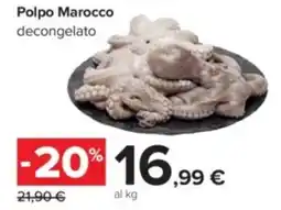Carrefour Iper Polpo marocco decongelato offerta