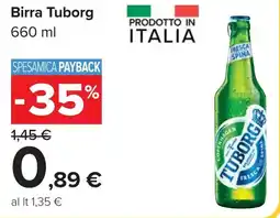 Carrefour Birra Tuborg offerta