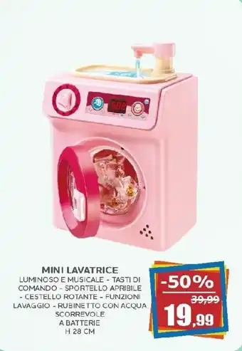 Mini Lavatrice H 28 cm