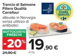Carrefour Iper Trancio di salmone filiera qualità CARREFOUR offerta