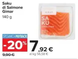 Carrefour Iper Saku di salmone GIMAR offerta