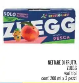 Conad Nettare di frutta ZUEGG offerta