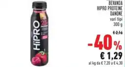 Conad Bevanda hipro proteine DANONE offerta