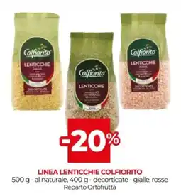 Unicoop Linea lenticchie COLFIORITO offerta