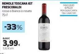 Coop Unicoop Tirreno Remole toscana igt frescobaldi offerta