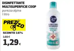 Coop Unicoop Tirreno Disinfettante multisuperficie COOP offerta