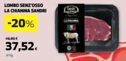 Coop Unicoop Tirreno Lombo senz'osso la chianina sandri offerta