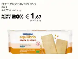 Esselunga Fette croccanti di riso offerta