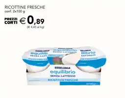 Esselunga Ricottine fresche offerta