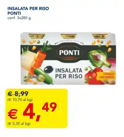 Esselunga Insalata per riso PONTI offerta
