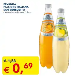 Esselunga Bevanda passione italiana SAN BENEDETTO offerta