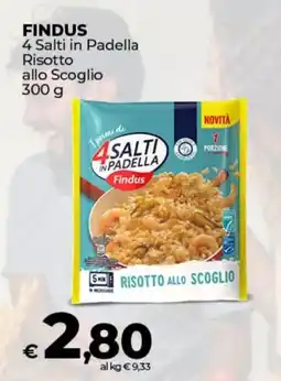Coop Superstore Radenza FINDUS 4 Salti in Padella Risotto allo Scoglio offerta