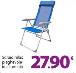 Famila Superstore Sdraio relax pieghevole in alluminio offerta
