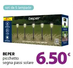 Famila Superstore BEPER picchetto segna passi solare offerta
